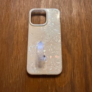 Loopy Case White Iridescent Phone Case IPhone 15 Pro Max